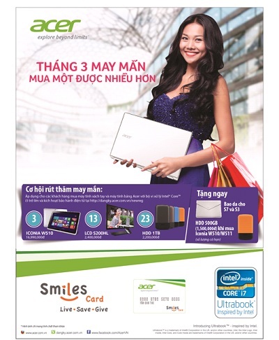 Acer Iconia W510/W511 - Sản phẩm dành cho dân mê xê dịch - 3 Hiện Acer đang có chương trình khuyến mãi cực hấp dẫn
