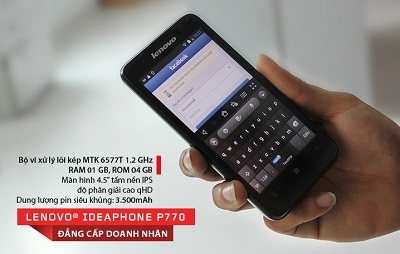 Lenovo P770 đắt hàng