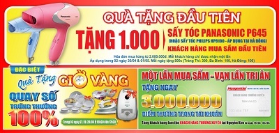 Chúc mừng Đại lễ - Nguyễn Kim ưu đãi mua sắm đến 30% - 7 Chúc mừng Đại lễ - Nguyễn Kim ưu đãi mua sắm đến 30%