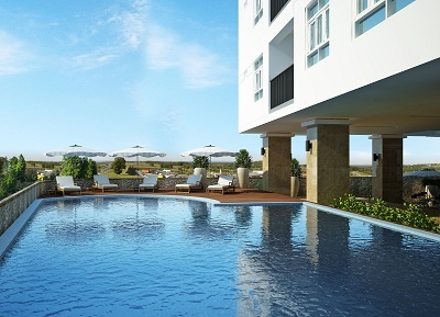 Cao ốc được xây dựng trên khu đất có tổng diện tích 2.581 m