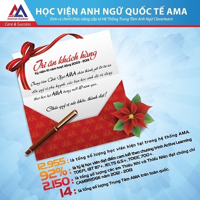 Kỷ niệm 10 năm hoạt động - AMA tri ân khách hàng - 1 Kỷ niệm 10 năm hoạt động - AMA tri ân khách hàng
