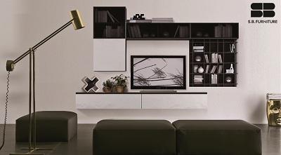 Thay áo mới cho phòng khách với ưu đãi lớn từ nội thất SB - 4 Hệ thống kệ Infinity