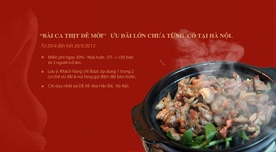 Địa chỉ quán dê mới hấp dẫn - 1 Địa chỉ quán dê mới hấp dẫn