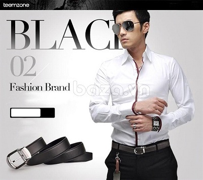 Dây lưng trơn phong cách Hàn Quốc.