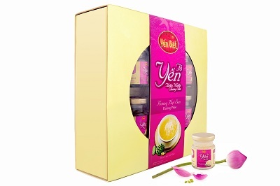 Tổ Yến chưng Đường phèn và Hạt sen.