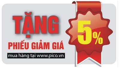 Săn hàng online giá rẻ tại website Pico - 2 Pico tặng thêm 5% giảm giá cho khách khi mua hàng online.