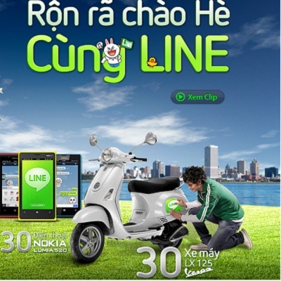 Rộn rã chào hè cùng Line!