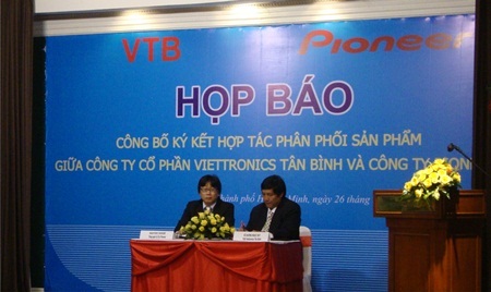 Viettronics Tân Bình và Pioneer công bố ký kết hợp tác phân phối sản phẩm - 1 b.