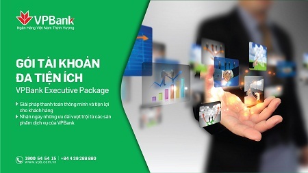 VPBank ra mắt “Gói tài khoản đa tiện ích - VPBank Executive Package”