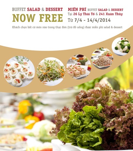 Buffet Salad miễn phí cho ngày hè - 1 Buffet Salad miễn phí cho ngày hè