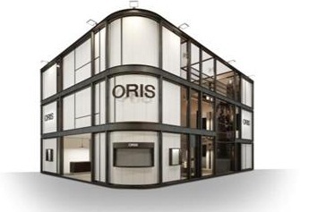 Những điểm sáng của Hội chợ Đồng hồ Quốc tế Baselworld 2014 - 1 Mô hình gian hàng của Oris tại Baselworld 2014