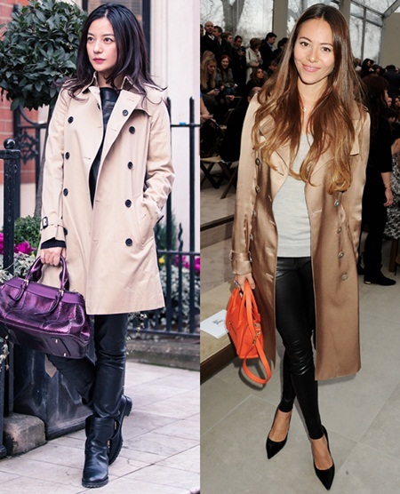 Những mẫu áo khoác trench cổ điển của nhà mốt