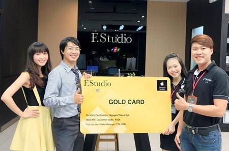 F.Studio ra mắt thẻ thành viên dành cho người dùng Apple tại Việt Nam - 1 Mua sản phẩm Apple tại
F.Studio, bạn sẽ được cấp ngay Thẻ
