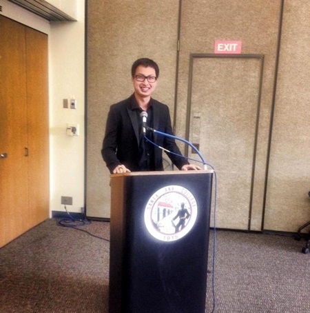 Liu Chi Sing - sinh viên Santa Ana College, Hoa Kỳ.