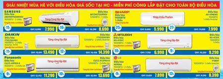 Sôi động cùng bóng đá, giảm giá cực sốc tại Điện máy HC - 5 Theo đại diện Marketing Hệ thống siêu thị điện máy HC cho biết