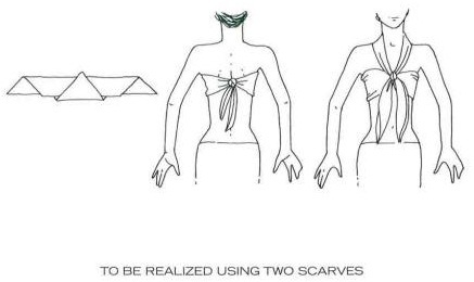 Biến tấu phong cách với khăn choàng mùa hè