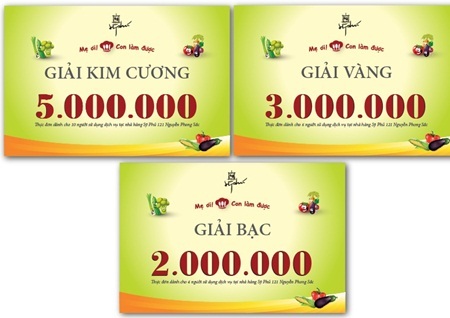 “Mẹ ơi! Con làm được” năm 2014: Nêm yêu thương trong bữa ăn gia đình - 3 Nhiều giải thưởng hấp dẫn