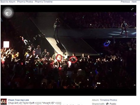 Khoảnh khắc lịch sử của fan Taylor Swift Việt Nam - 8 Taylor trên màn hình lớn tại buổi
diễn