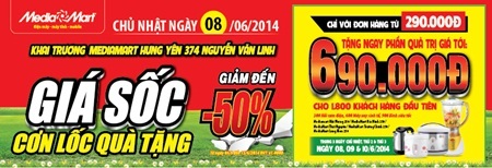 Nhân dịp này, Media Mart mang đến chuỗi chương trình