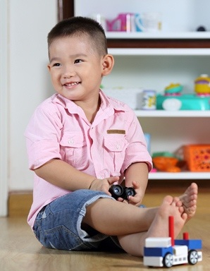 Tăng hấp thu dưỡng chất thiết yếu sẽ giúp bé thông minh hơn. Hình: Hoàng Vũ