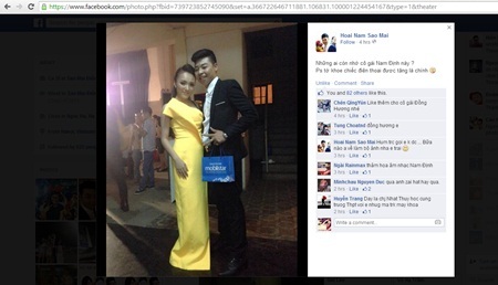 Những dấu ấn đặc biệt của liveshow Bài hát yêu thích tháng 6 - 7 Hoài Nam khoe điện thoại trên facebook cá nhân