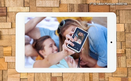 Polaroid gia nhập thị trường máy tính bảng Việt - 3 Polaroid Platinum hỗ trợ wi-fi