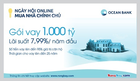 Mua nhà chính chủ nhận ngay ưu đãi giá tới 3% và siêu lãi suất 7,99%/năm - 3 Sở hữu ngôi nhà chính chủ sẽ dễ dàng hơn với gói vay hỗ trợ của ngân hàng Ocean Bank