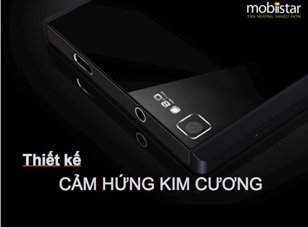 Tổng thể PRIME 508 có thiết kế sang trọng lấy cảm hứng từ
viên kim cương đen