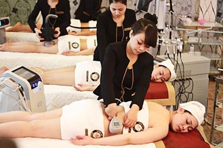 Giảm béo thăn - eo - lưng hiệu quả với công nghệ Exilis - 2 Đầu
điều trị Exilis được đặt trực tiếp vào da ở vùng cần giảm béo.