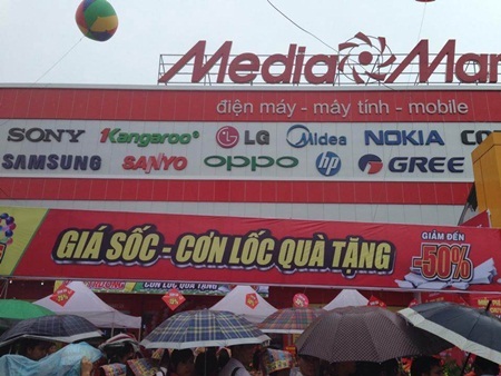 Tại thành phố Thanh Hóa, khách hàng tập trung đông tại các