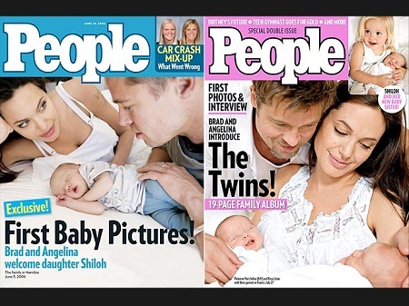 Jolie và Pitt đến bang New Orleans sau cơn bão Katrina để giúp đỡ các nạn nhân