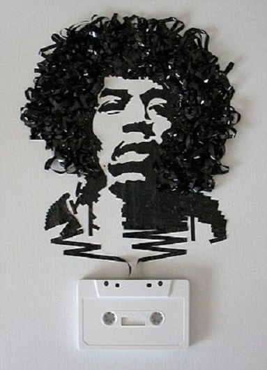 Chân dung nghệ sĩ từ dây băng cát-xét - 13 Tay ghita huyền thoại Jimi Hendrix
