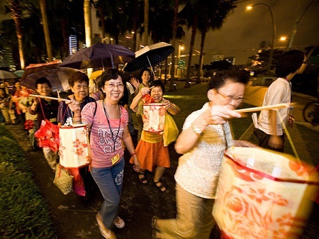 Lễ hội đèn lồng đón Trung thu ở Thượng Hải - 15 Hồ Bích Ngọc