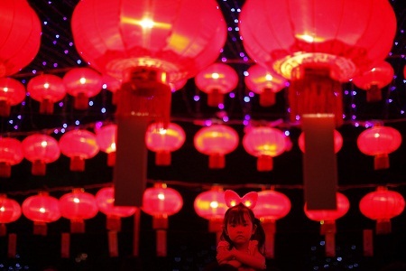Lễ hội đèn lồng đón Trung thu ở Thượng Hải