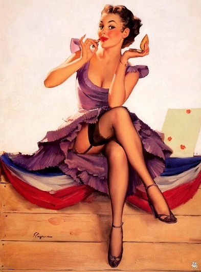 Thể loại tranh “pin-up” nóng bỏng của thập niên 1950 - 6 Hồ Bích Ngọc