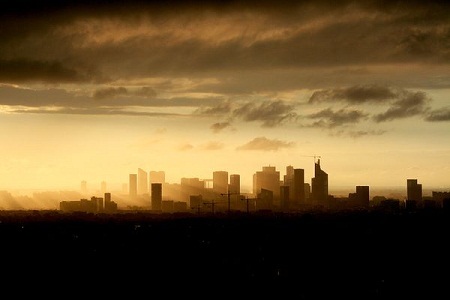 Cảnh nhìn từ tháp Eiffel của Paris