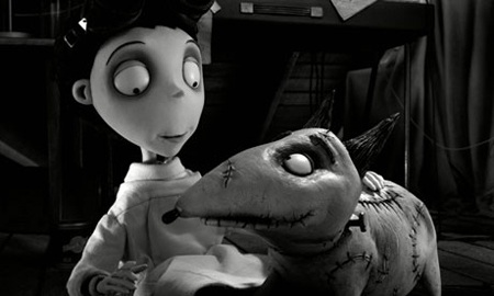 Phim hoạt hình kinh dị Frankenweenie tranh giải Oscar - 1 Tạo hình của chú bé Victor và chú chó Sparky c