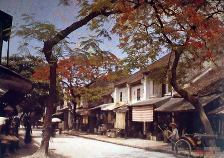 Vẻ đẹp Việt Nam xưa trong những tấm ảnh màu quý giá - 3 Phố Hàng Thiếc, Hà Nội (1915)