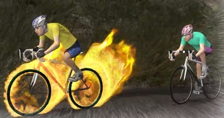 "Kẻ nói dối thế kỷ" Lance Armstrong bị chế giễu trong phim hoạt hình - 2 Armstrong đua xe với tốc độ kinh hoàng sau khi sử dụng doping