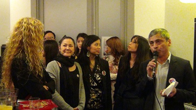 "Ngôi nhà Việt Nam" giữa lòng Paris - 2 Ông Nguyễn Bình phát biểu tại buổi khai trương