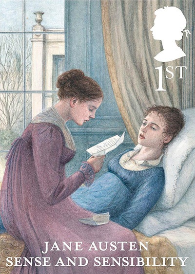 Ra mắt bộ tem tôn vinh nữ tác giả "Kiêu hãnh và định kiến" - 2 “Lý trí và tình cảm” (Sense and Sensibility)