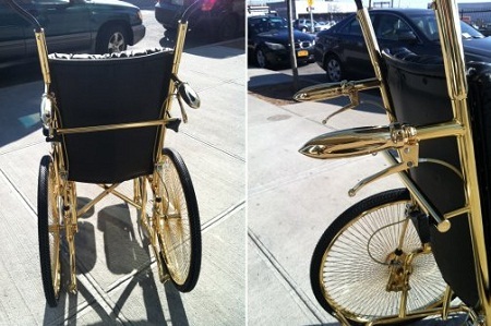 Lady Gaga dát vàng 24 kara lên... xe lăn - 3 Những chi tiết làm nên chiếc xe lăn nghìn đô