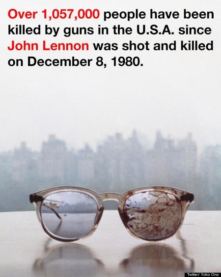 Chiếc kính đầy máu của John Lennon mong “thức tỉnh” nước Mỹ