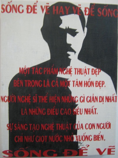 Nghệ sỹ trẻ đang nghĩ gì? - 1 Sống để vẽ - Hoàng Duy Vàng