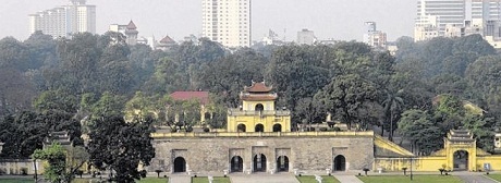 Triển lãm kho báu khảo cổ Việt Nam tại Đức - 1 Ảnh Hoàng thành Thăng Long do ông Stefan Leenen chụp.