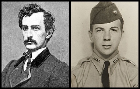 Sự kỳ lạ của lịch sử - 2 John Wilkes Booth (kẻ ám sát Lincoln) và Lee Harvey Oswald (kẻ ám sát Kennedy)