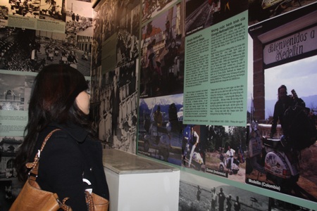 “Ngôi nhà Ý” được bày trí rất bắt mắt với các hình ảnh về nước Ý tại Việt Nam.