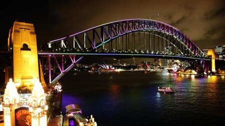 Cầu cảng Sydney trở thành tác phẩm nghệ thuật tương tác lớn nhất thế giới - 1 Cầu cảng Sydney trở thành tác phẩm nghệ thuật tương tác lớn nhất thế giới