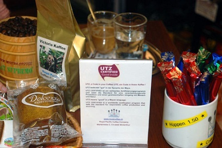 Giấy chứng nhận quốc tế đảm bảo chất lượng cà phê Việt.