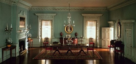 Kiến trúc nhà ở phương Tây qua các thập niên - 9 Phòng ăn ở bang Maryland năm 1774
